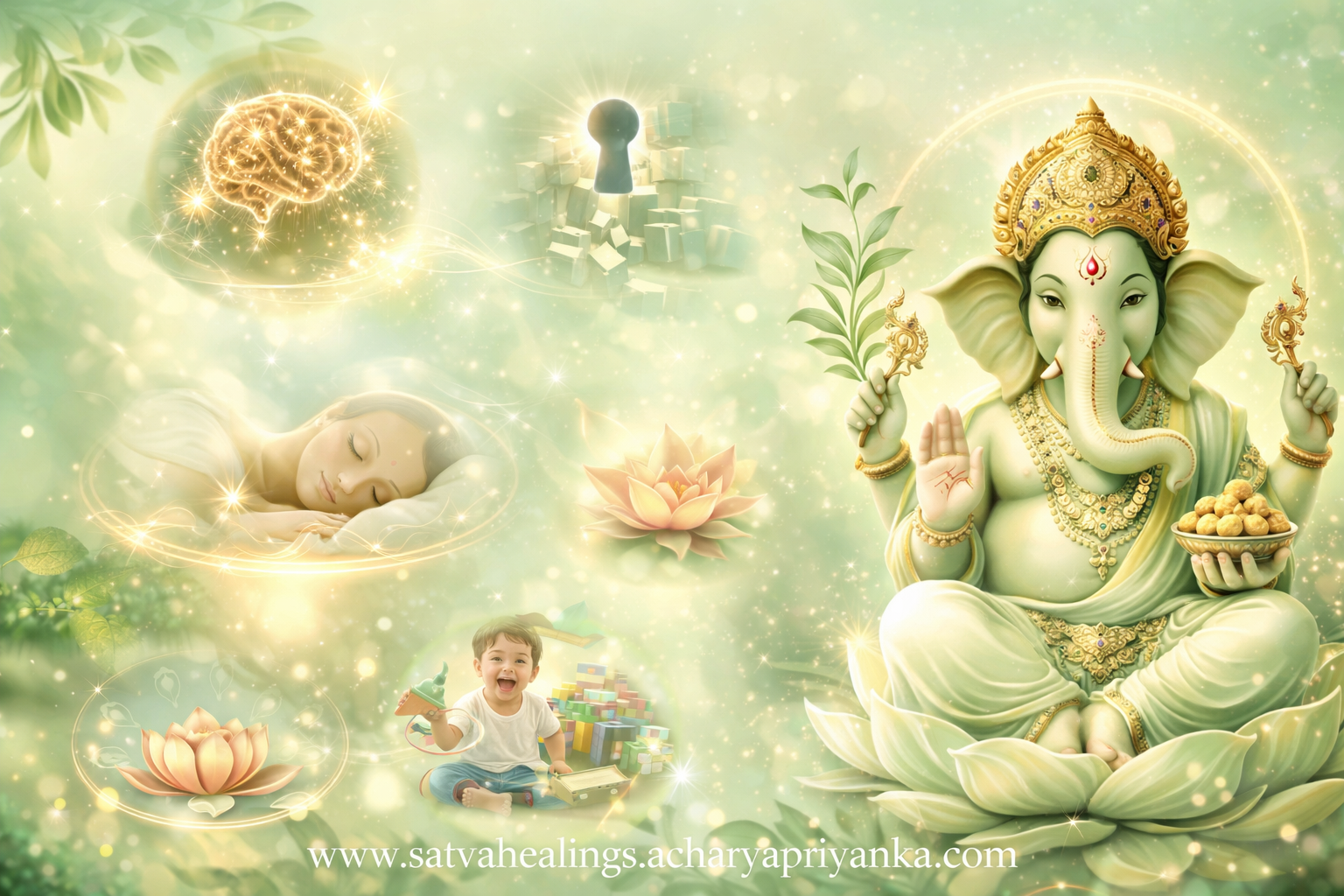 Lord Ganesha healing